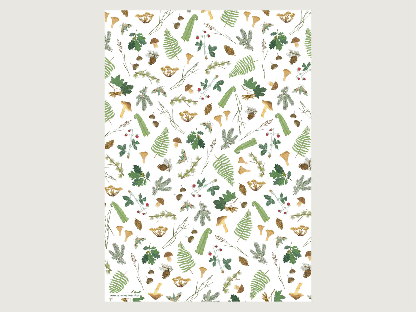 Geschenkpapier "Wald"