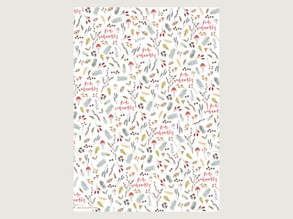 Geschenkpapier "Natürlich(e) Weihnachten"