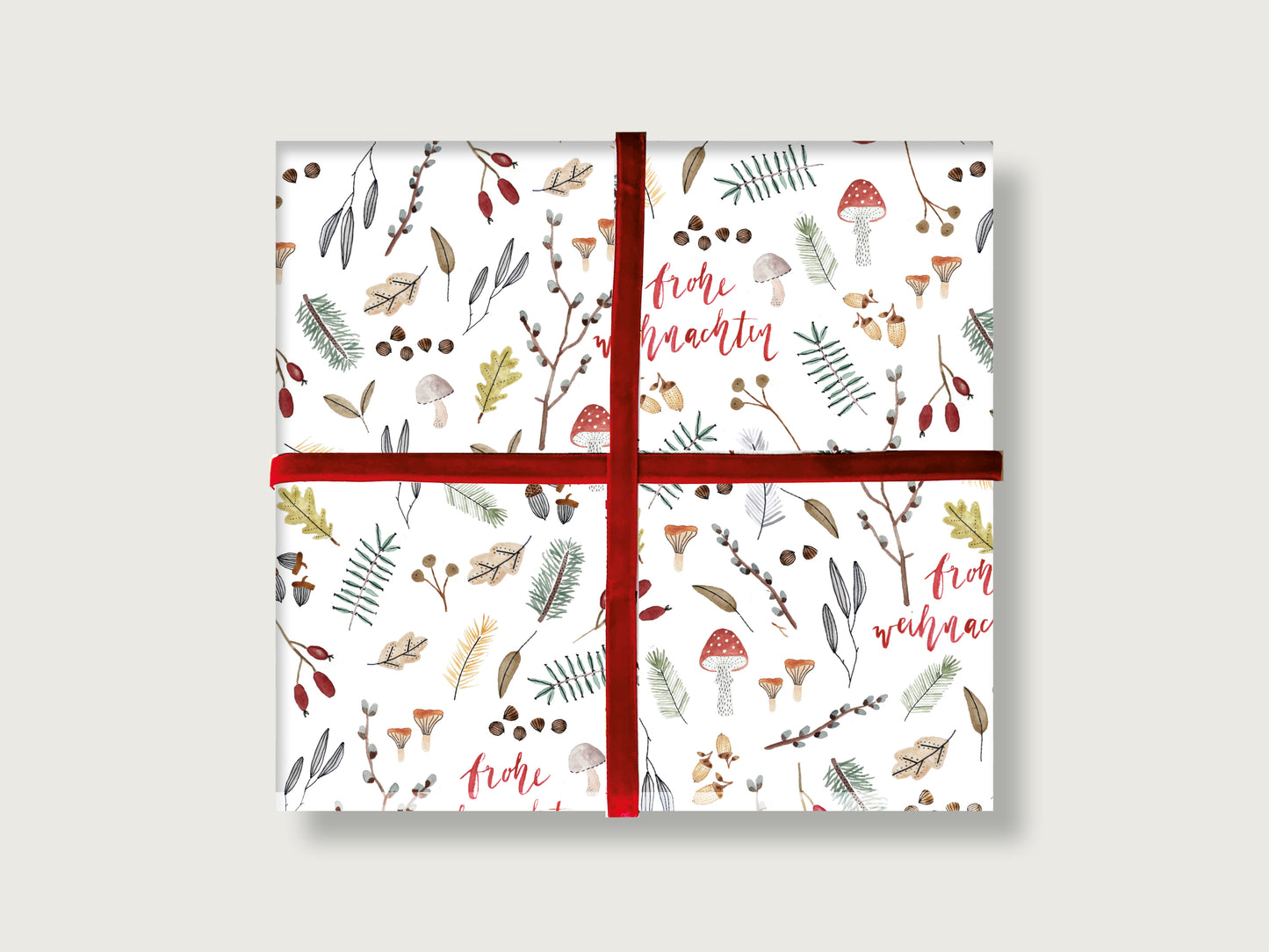 Geschenkpapier "Natürlich(e) Weihnachten"