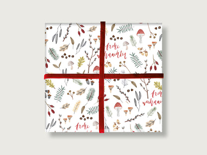 Geschenkpapier "Natürlich(e) Weihnachten"