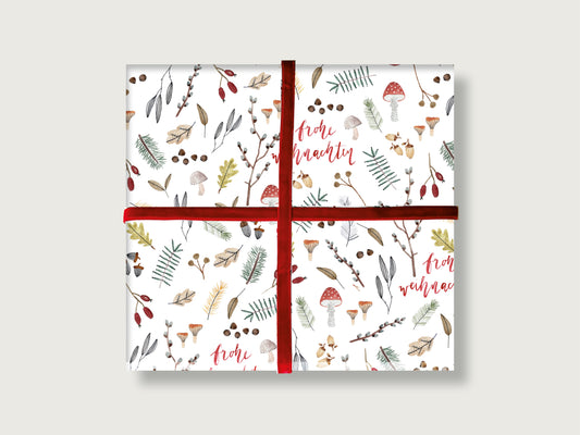 Geschenkpapier "Natürlich(e) Weihnachten"