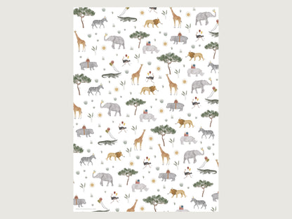 Geschenkpapier "Safari"