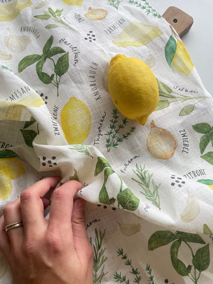 Geschirrtuch "Aroma" aus Leinenmix