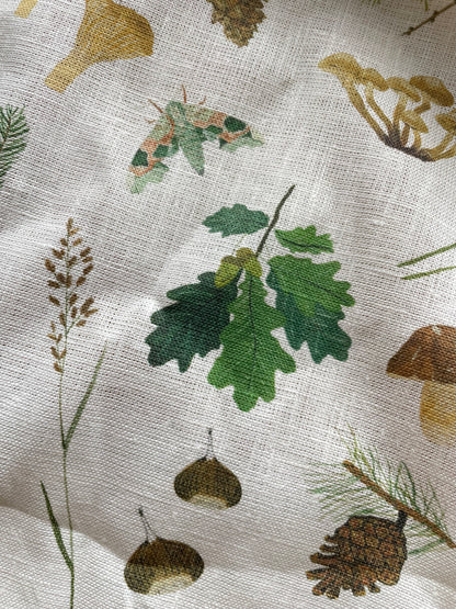 Geschirrtuch "Waldgestöber" aus Leinenmix