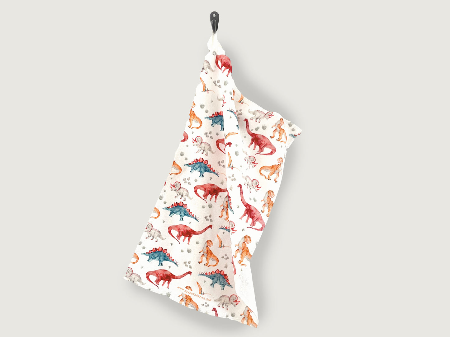 Kinderhandtuch "Dinosaurier" 30x50cm