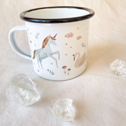 Emaille-Tasse "Prinzessin"