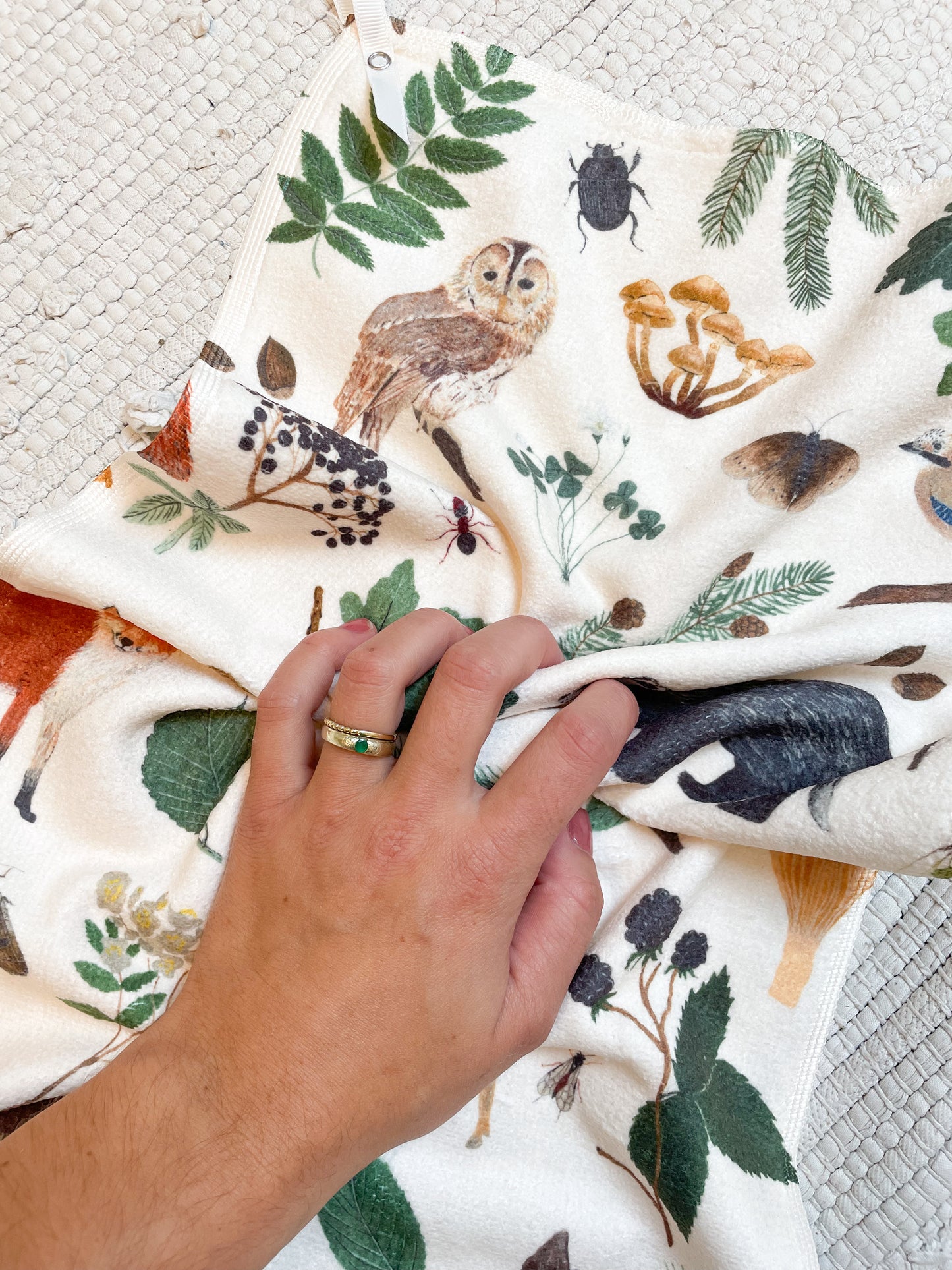 Kinderhandtuch "Wald" 30x50cm