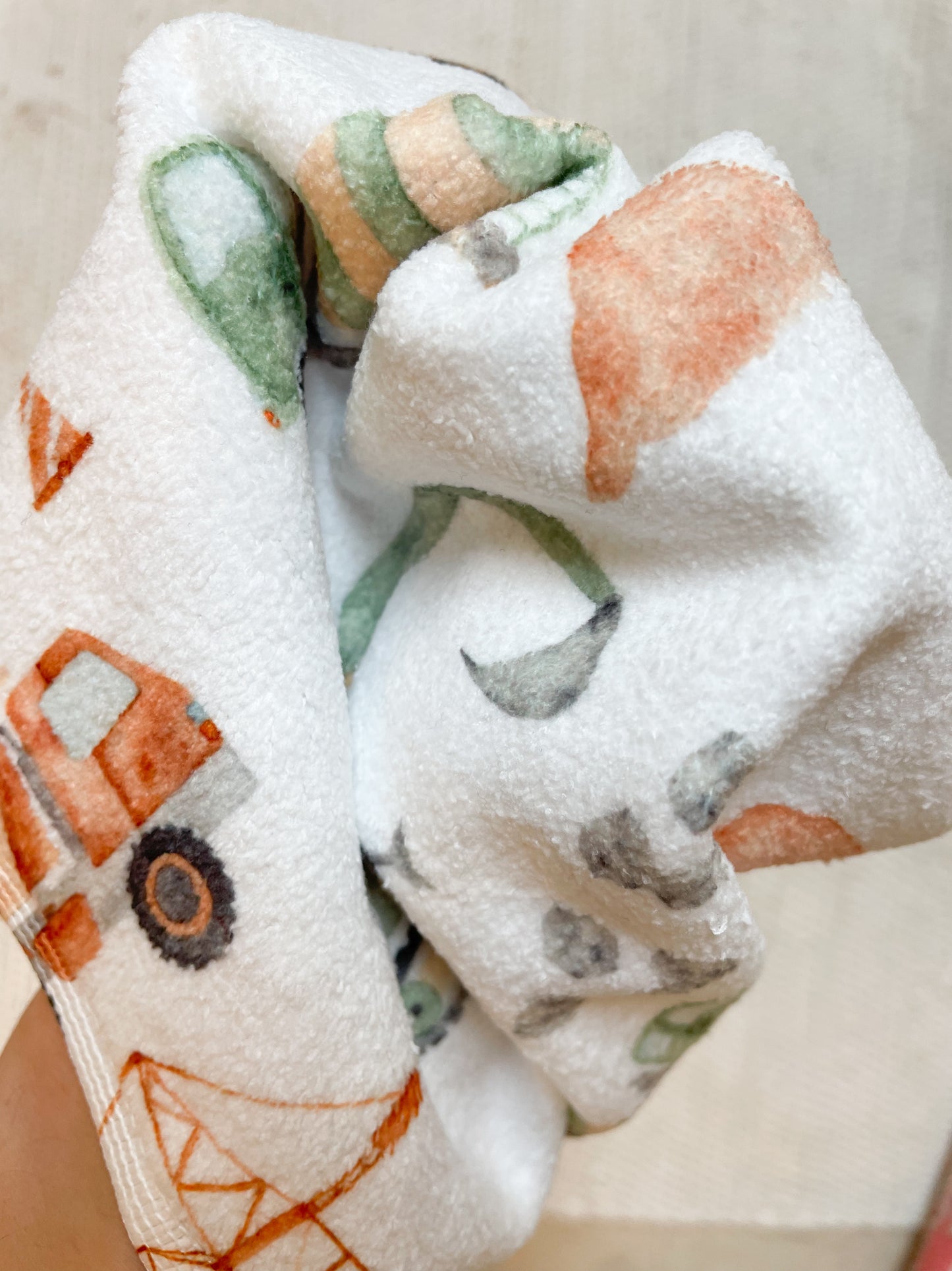 Kinderhandtuch "Baustelle" 30x50cm