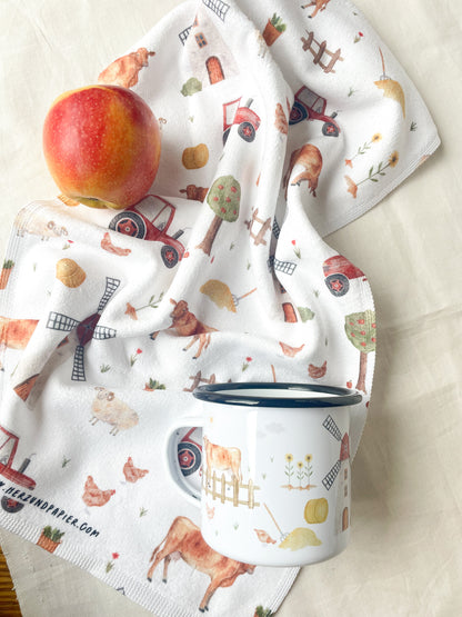 Kinderhandtuch "Bauernhof" 30x50cm