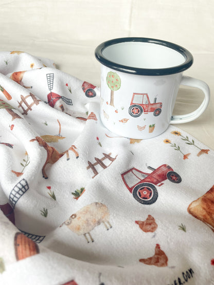 Kinderhandtuch "Bauernhof" 30x50cm