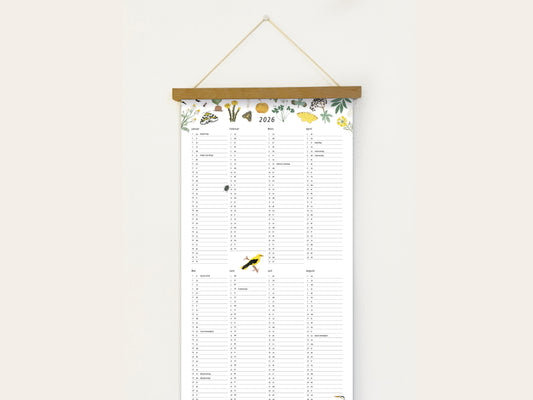 Jahreskalender 2026