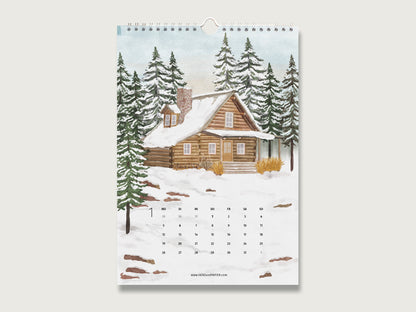 Kalender 2026  "Homes & Houses" in Din A4