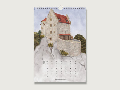 Kalender 2026  "Homes & Houses" in Din A4