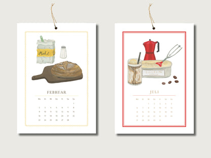 Kalender 2026 "Köstlich"  in DIN A5