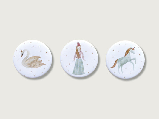 Magnete 3er Set "Prinzessin"