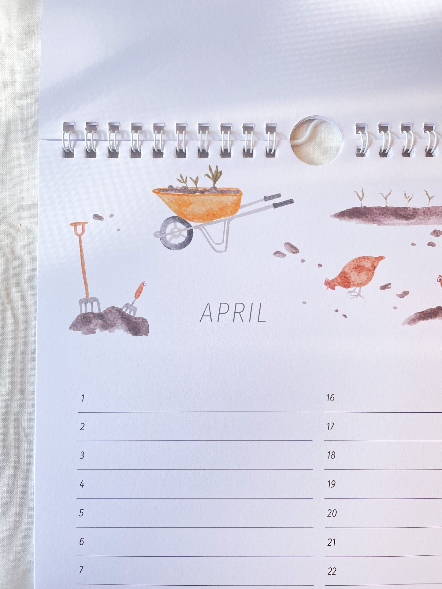 Geburtstagskalender "Natur erleben" in Din A4