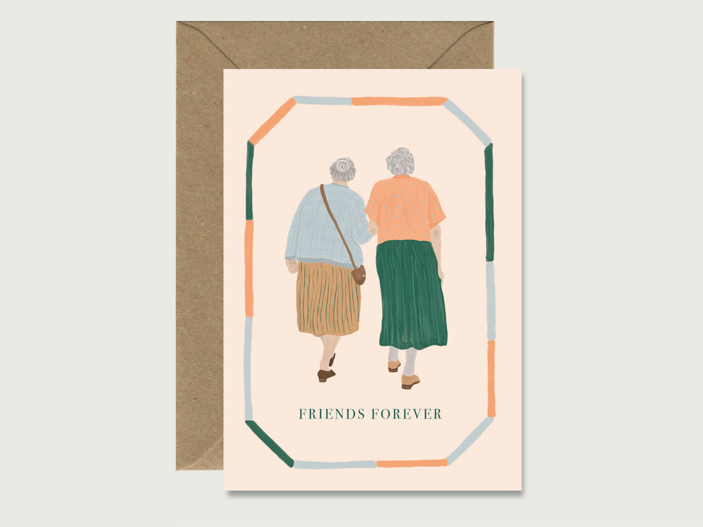 Karte für Freunde "Friends forever"