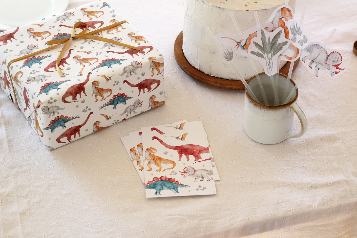 Großes Partyset "Dinosaurier"