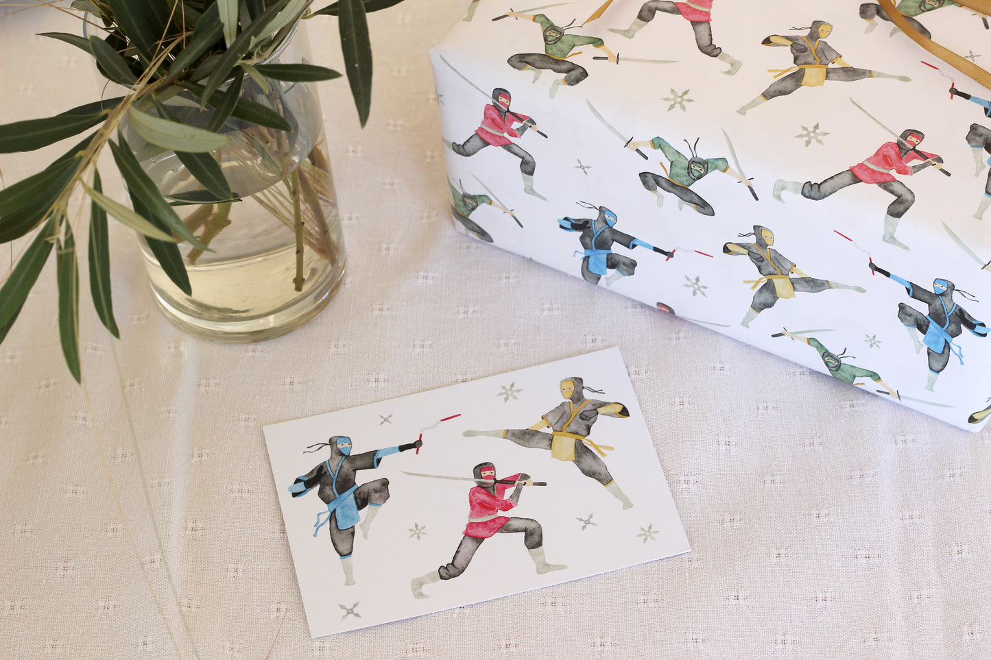 Großes Partyset "Ninjas"