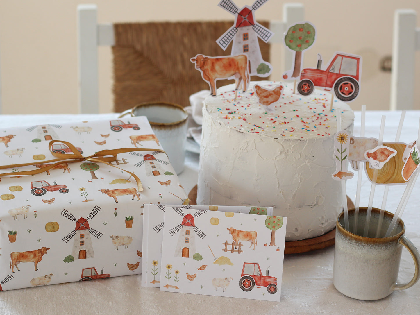 Großes Partyset "Bauernhof"