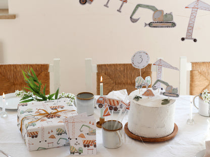 Großes Partyset "Baustelle"