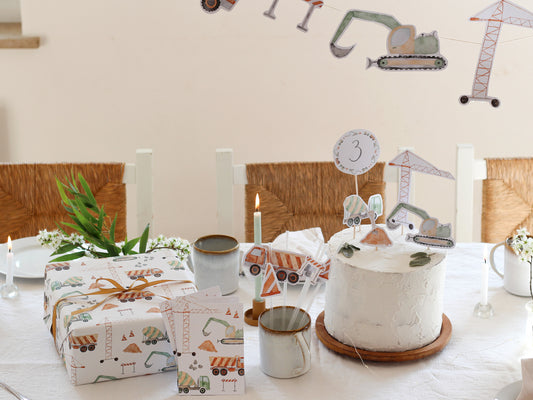 Großes Partyset "Baustelle"