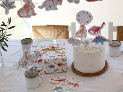 Großes Partyset "Dinosaurier"