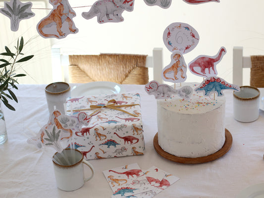 Großes Partyset "Dinosaurier"