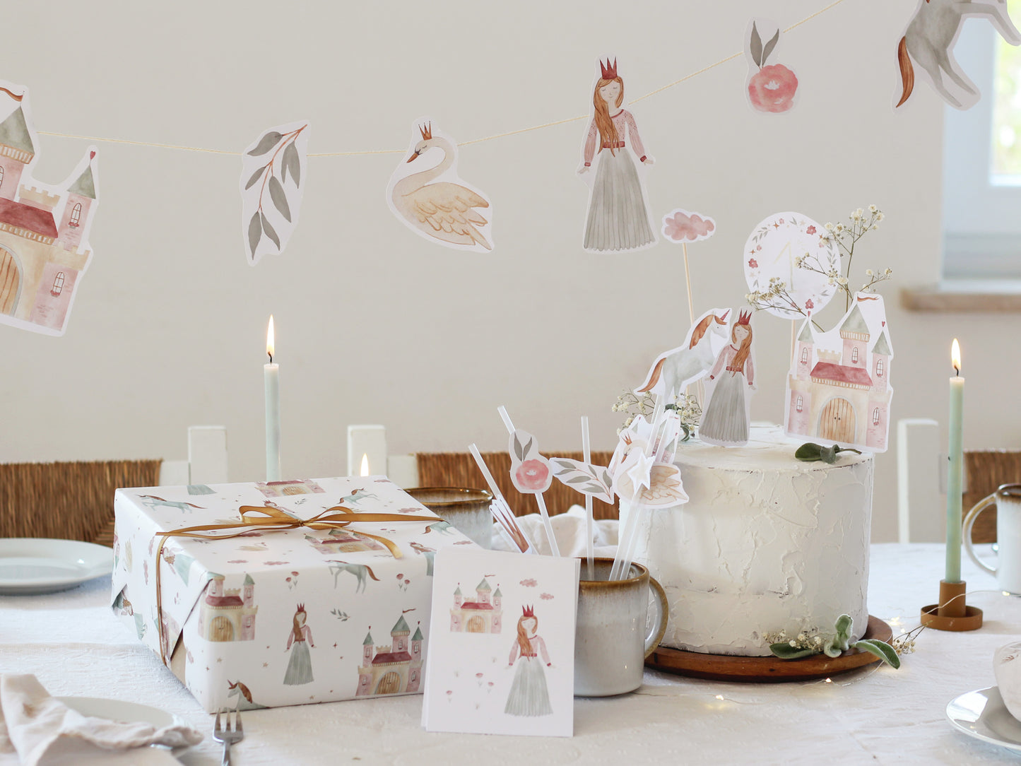 Großes Partyset "Prinzessin"