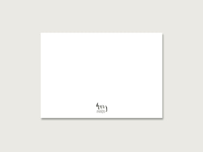 Blanko Rückseite der Postkarte.