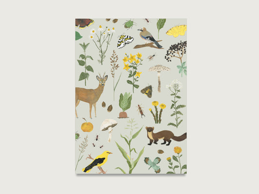 Postkarte "Auf der Wiese"