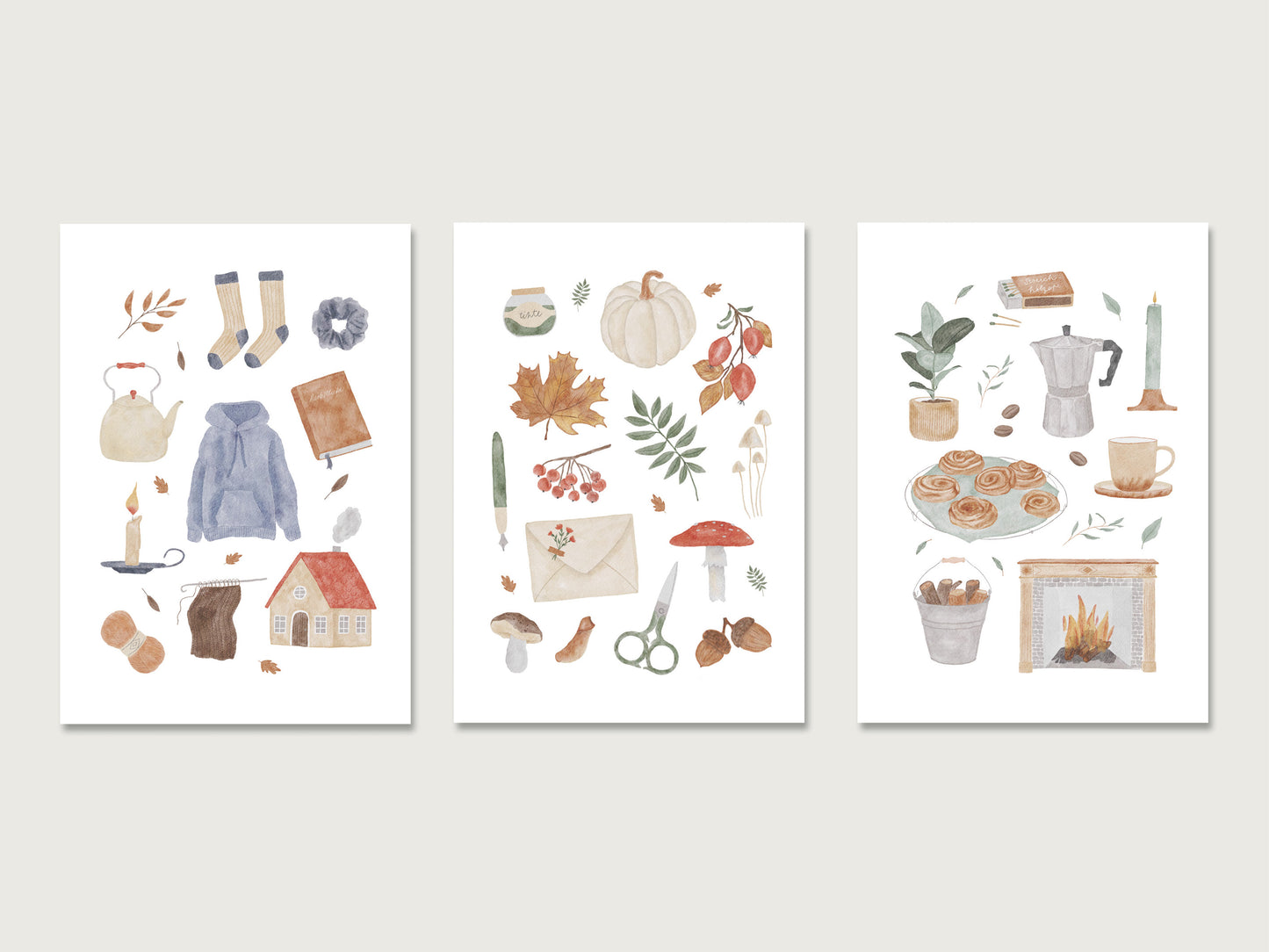 Postkarten 3er-Set "Collage"