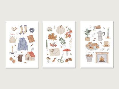 Postkarten 3er-Set "Collage"