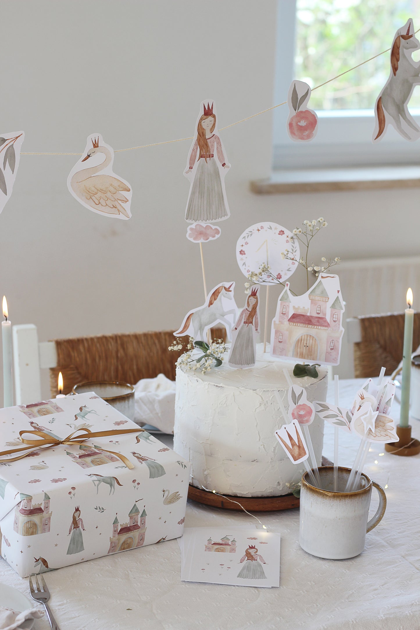 Großes Partyset "Prinzessin"