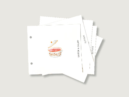 Register für Rezeptordner in A4