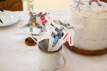 Großes Partyset "Ninjas"