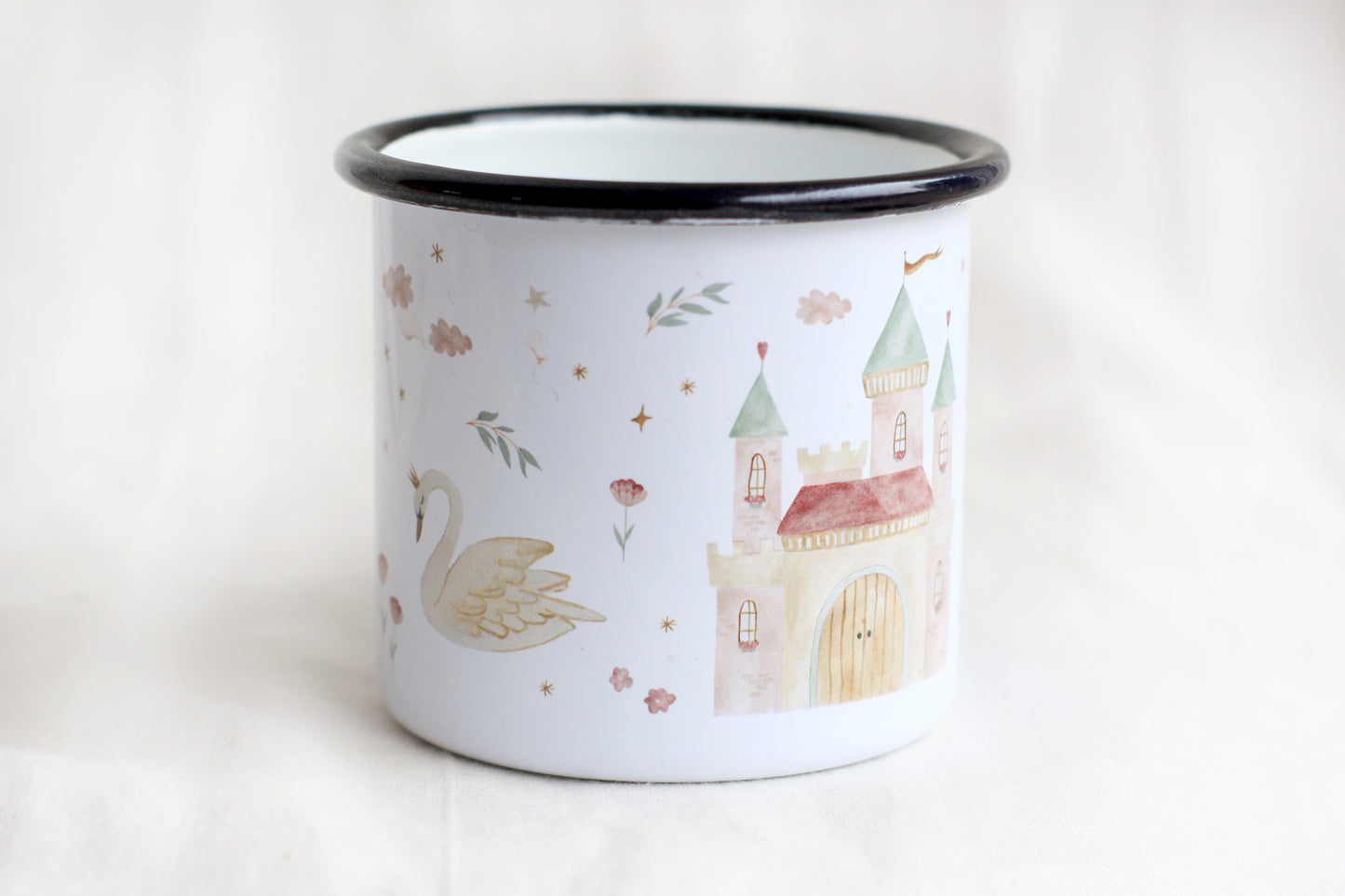 Emaille-Tasse "Prinzessin"