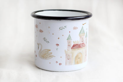 Emaille-Tasse "Prinzessin"