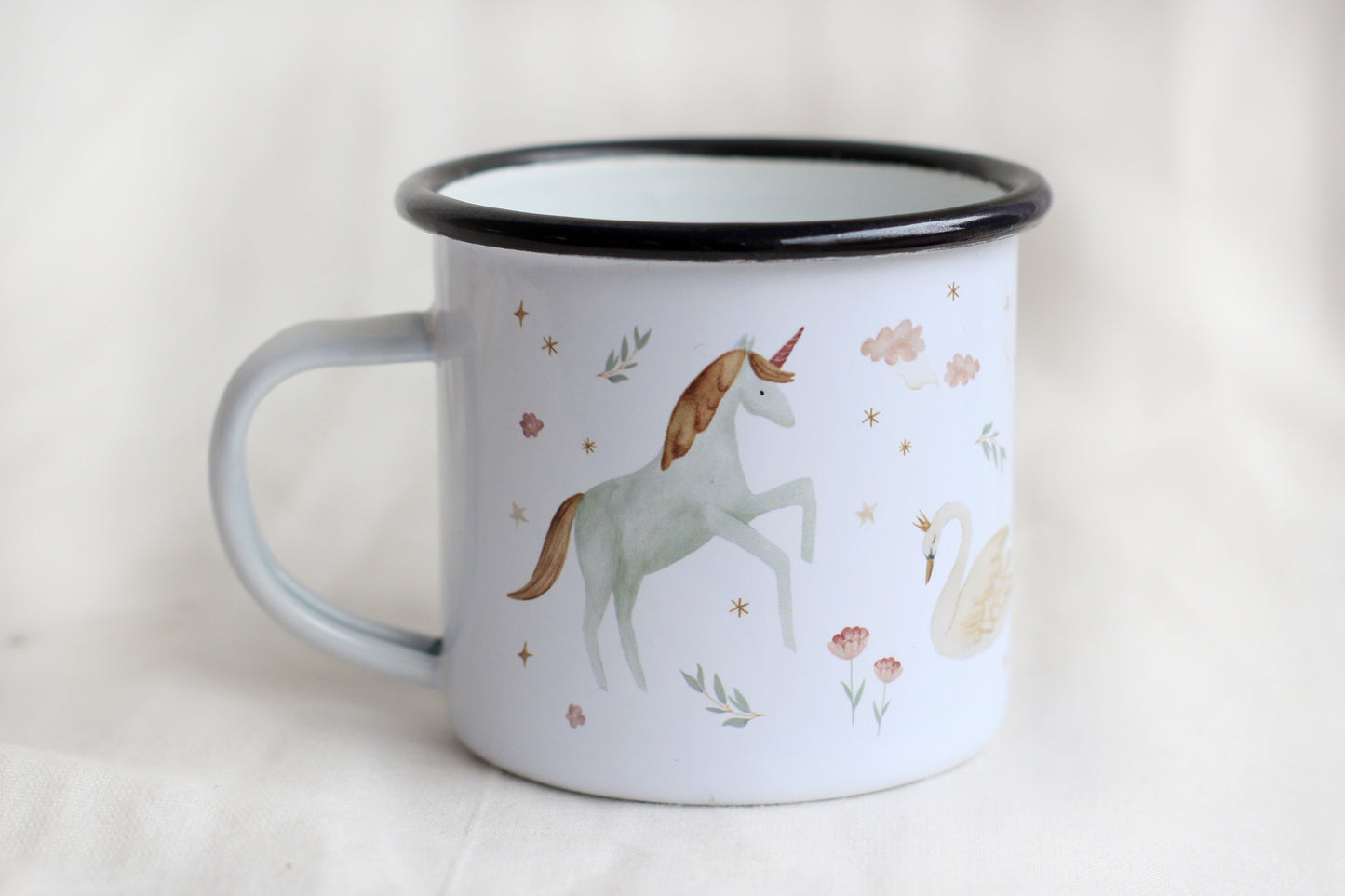 Emaille-Tasse "Prinzessin"
