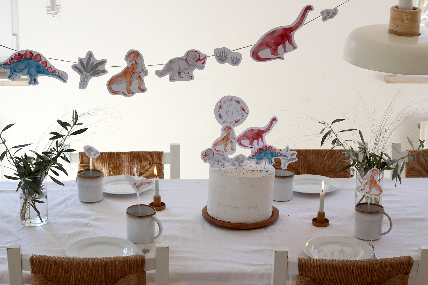 Großes Partyset "Dinosaurier"