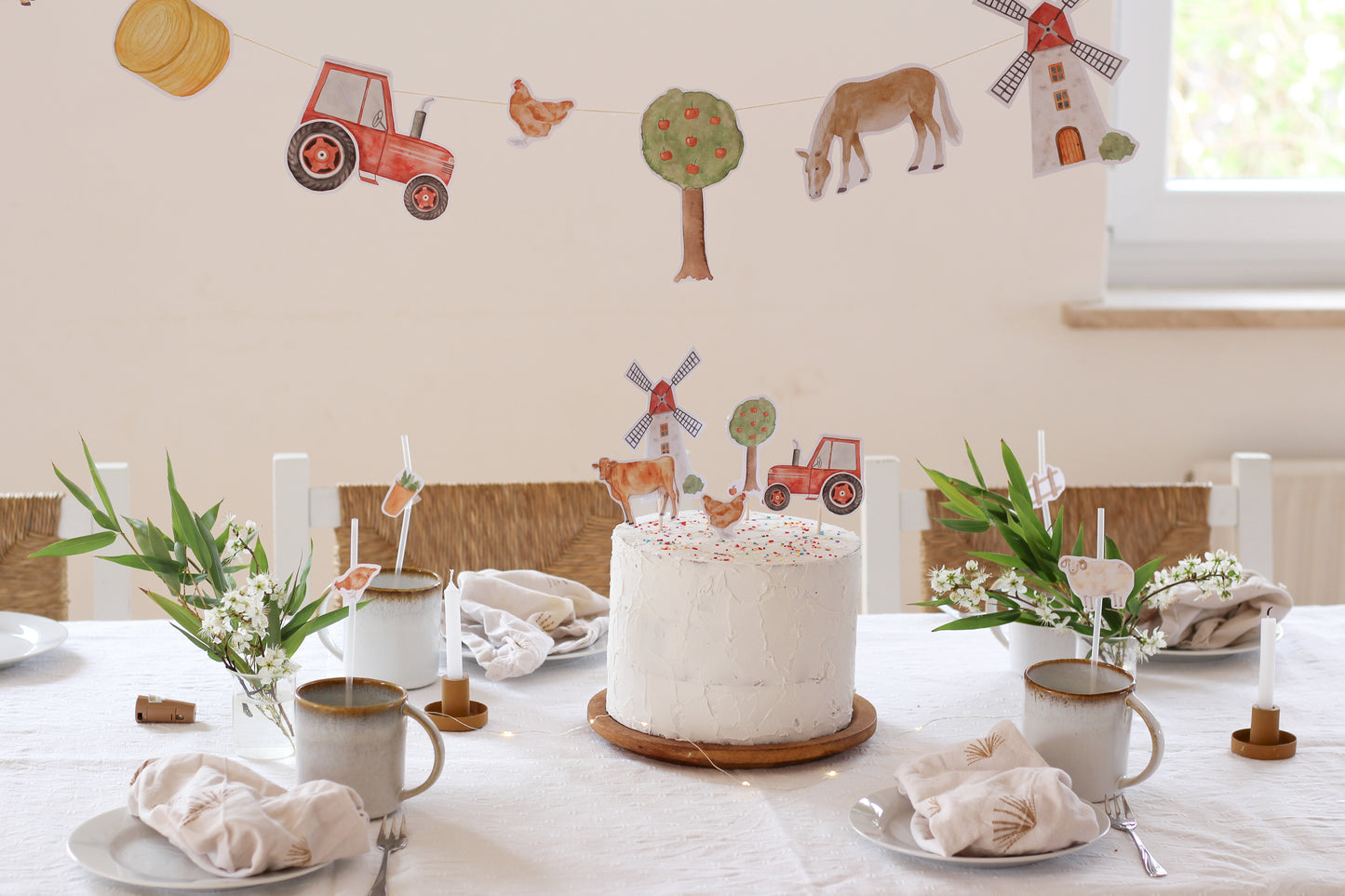 Großes Partyset "Bauernhof"