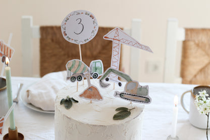 Großes Partyset "Baustelle"