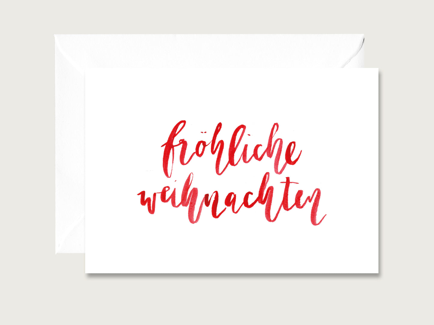 Weihnachtskarte "fröhliche Weihnachten"