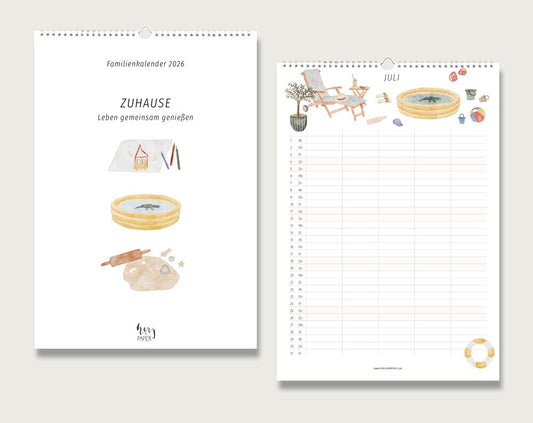 Family calendar 2026