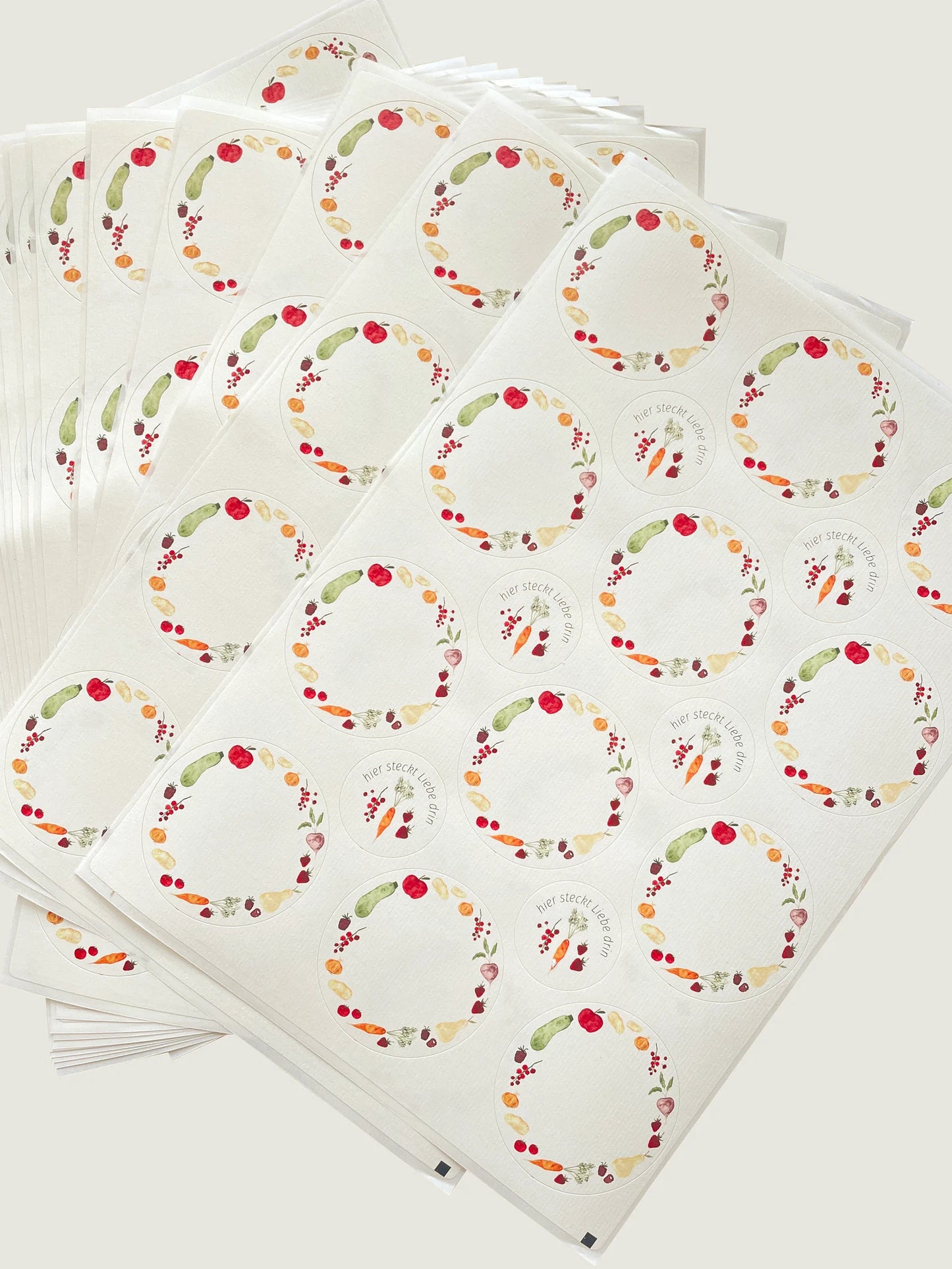 Etiketten für Marmelade, Chutney oder Eingemachtes