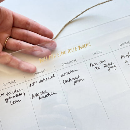 Wochenplaner "Küche"