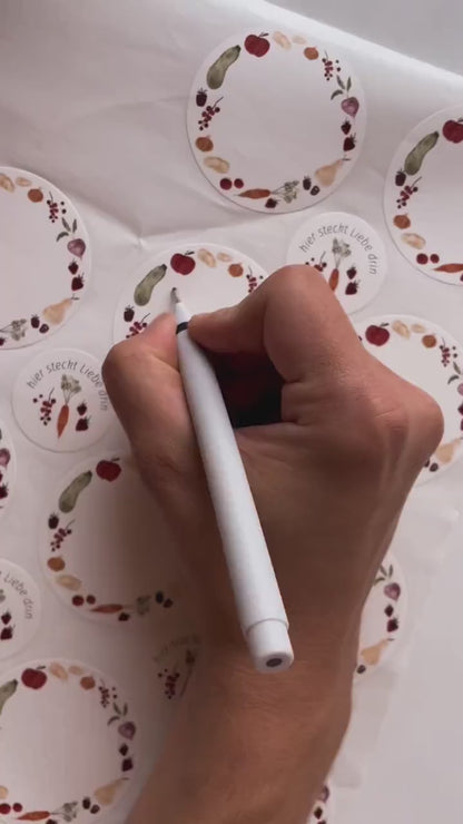 Etiketten für Marmelade, Chutney oder Eingemachtes