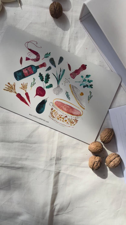 Brotzeitbrettchen "Kasserolle"